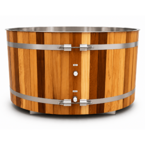KOVE Oval Cedar Ice Bath – Reclined Cold Plunge