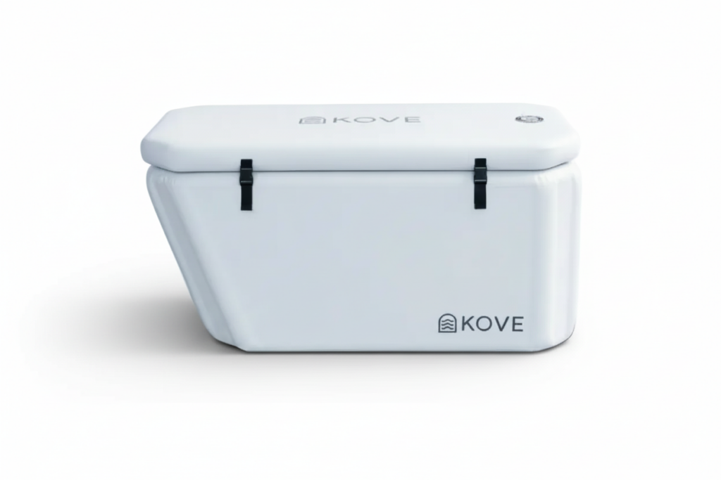 KOVE Elite Ice Bath – Premium Ergonomic Reclined Cold Plunge - Full Body Immersion - 450L (Chiller Compatible)